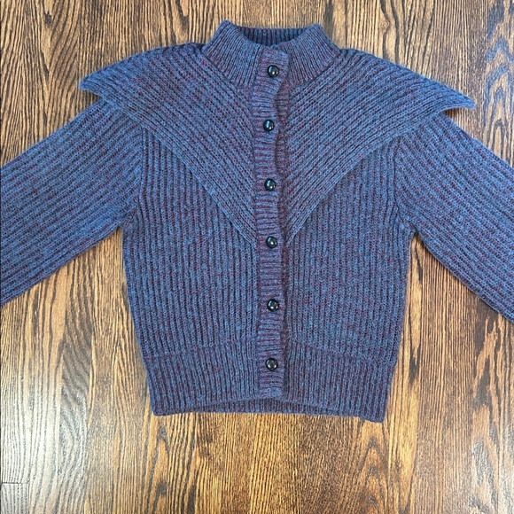 Vintage Purple Button-Up Cardigan - Picture 5 of 8